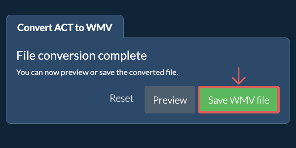 Convert to WMV
