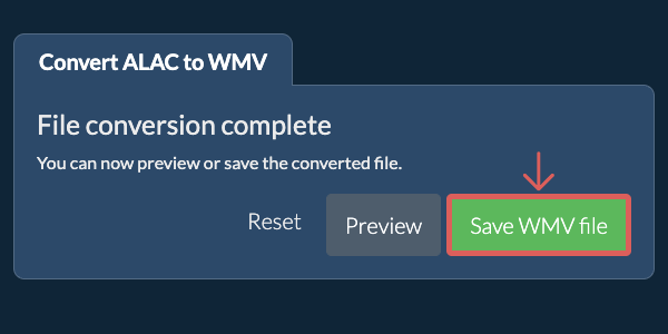 Save WMV file Convert to WMV
