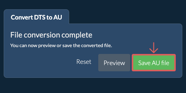 Convert to AU