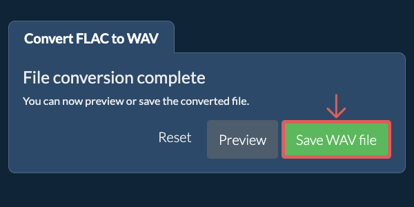 Convert to WAV