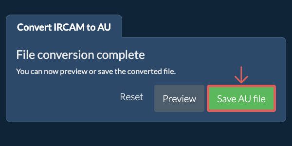 Convert to AU