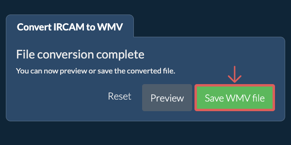 Convert to WMV
