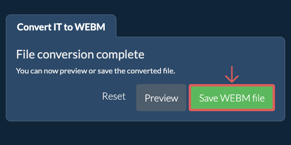 Convert to WEBM
