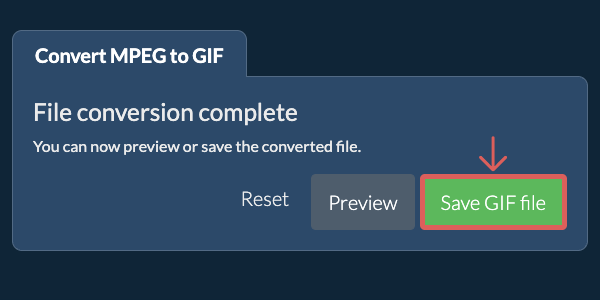 Convert to GIF