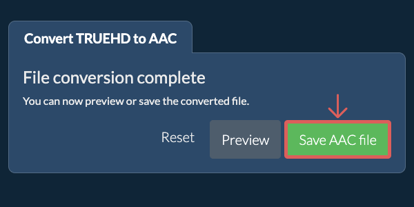 Convert to AAC