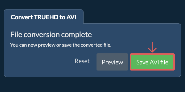 Save AVI file Convert to AVI
