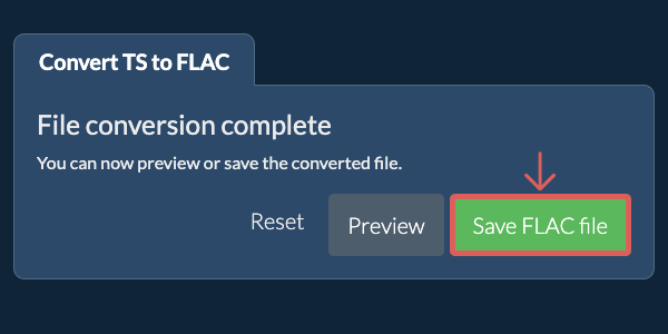 Convert to FLAC