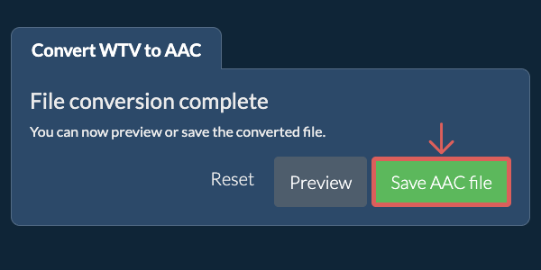 Convert to AAC