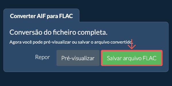 Converter em FLAC