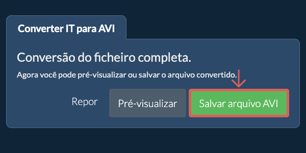 Converter em AVI