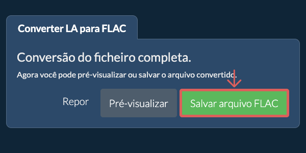 Converter em FLAC