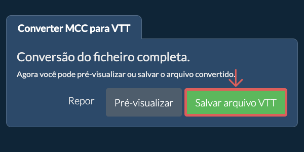 Converter em VTT