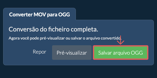 Converter em OGG