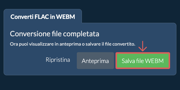 Converti in WEBM