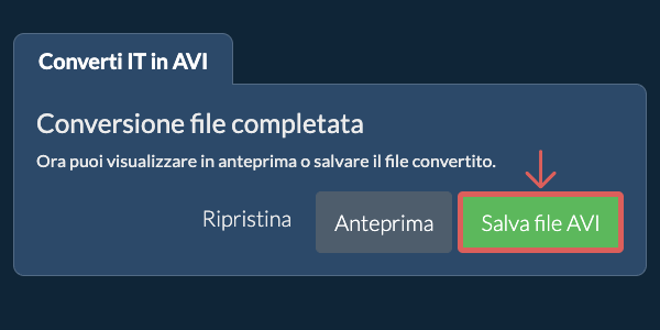 Converti in AVI