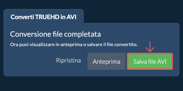 Converti in AVI