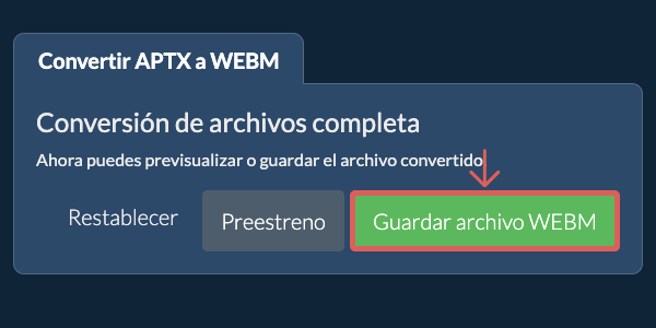 Convertir a WEBM
