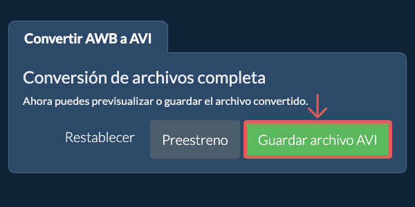 Convertir a AVI