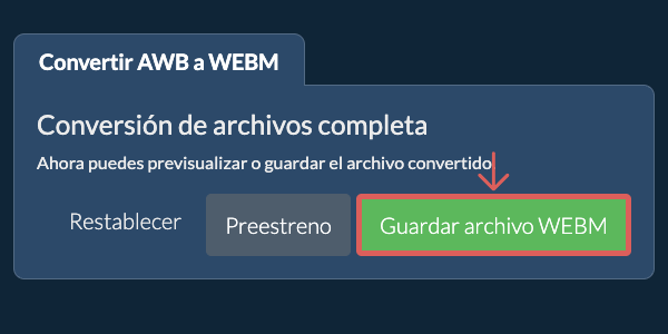 Convertir a WEBM