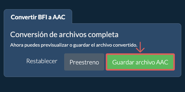 Convertir a AAC