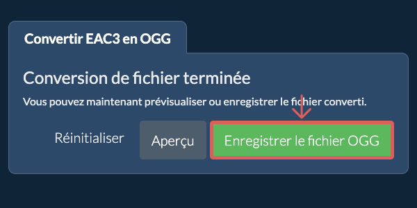 Convertir en OGG