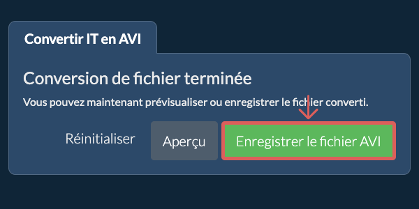 Convertir en AVI