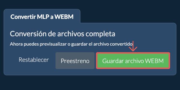 Convertir a WEBM