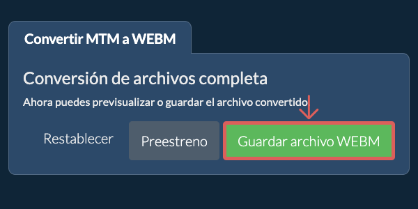 Convertir a WEBM