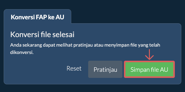 Konversi ke AU