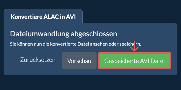 Gespeicherte AVI Datei In AVI konvertieren