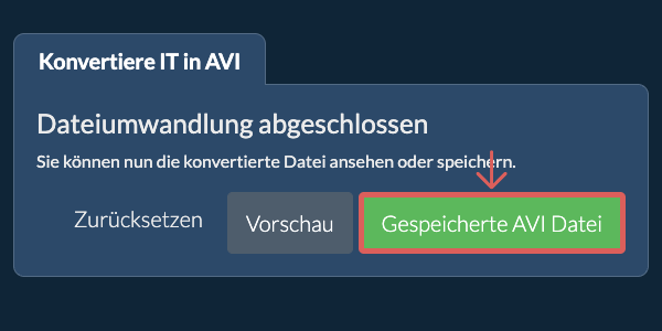 Gespeicherte AVI Datei In AVI konvertieren