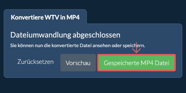 Gespeicherte MP4 Datei In MP4 konvertieren