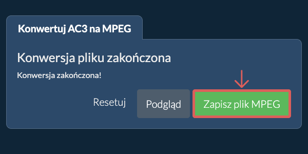 Zapisz plik MPEG Konwertuj na MPEG