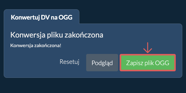 Konwertuj na OGG