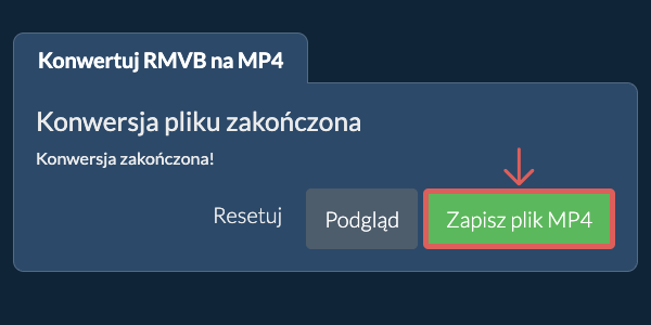 Konwertuj na MP4