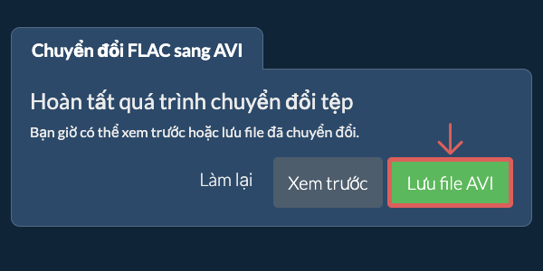Chuyển đổi thành AVI