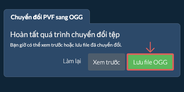 Chuyển đổi thành OGG