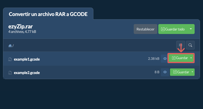 Guardar