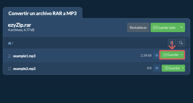 Guardar