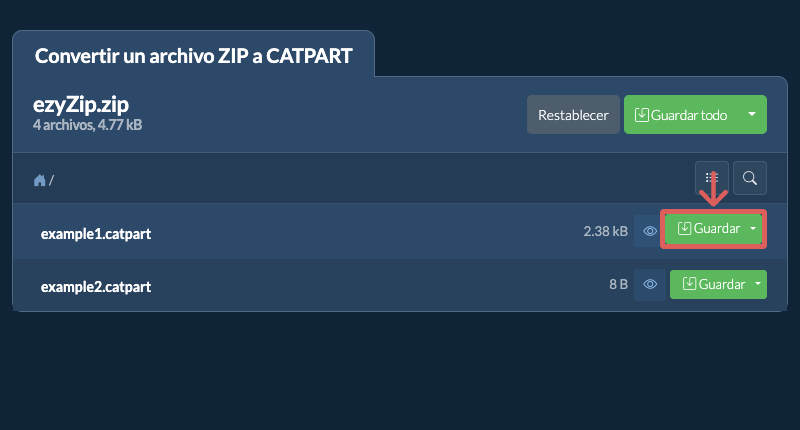 Guardar