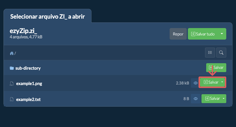 Clique aqui para salvar o arquivo Clique aqui para salvar o arquivo