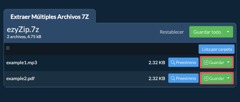 Clic aquí para guardar el archivo Clic aquí para guardar el archivo