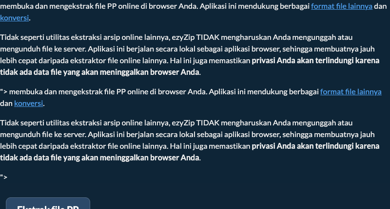 Klik di sini untuk menyimpan file ke drive lokal. Beberapa file dapat dipratinjau di browser.