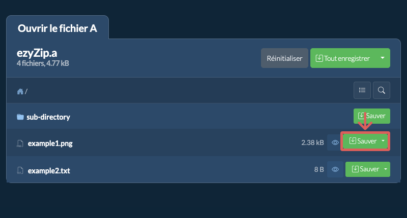 Cliquer ici pour enregistrer le fichier