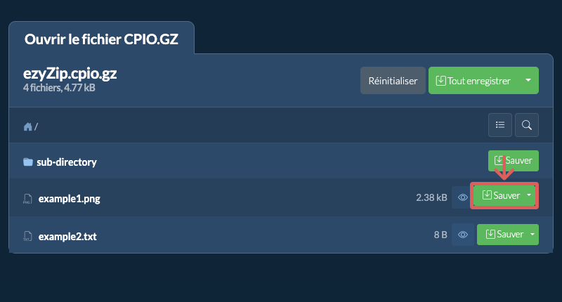 Cliquer ici pour enregistrer le fichier Cliquer ici pour enregistrer le fichier