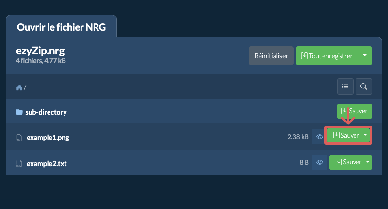Cliquer ici pour enregistrer le fichier