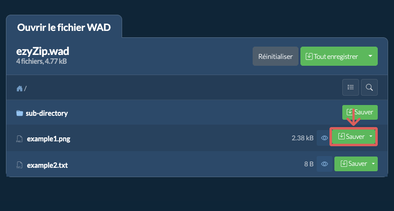 Cliquer ici pour enregistrer le fichier
