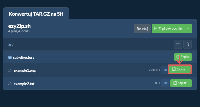 Zapisz