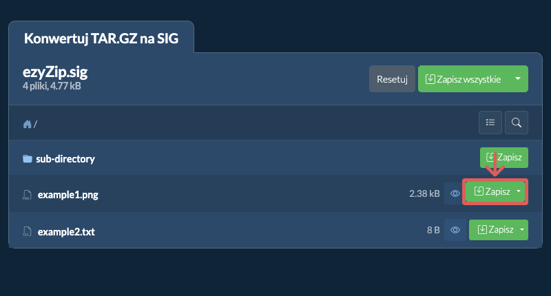 Zapisz