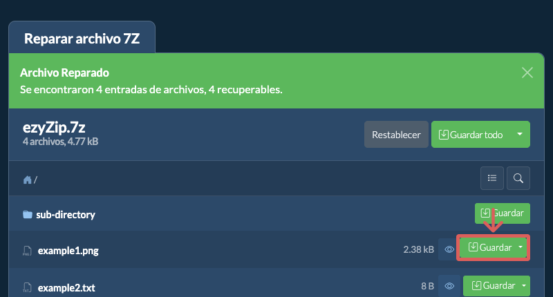 Clic aquí para guardar el archivo Clic aquí para guardar el archivo